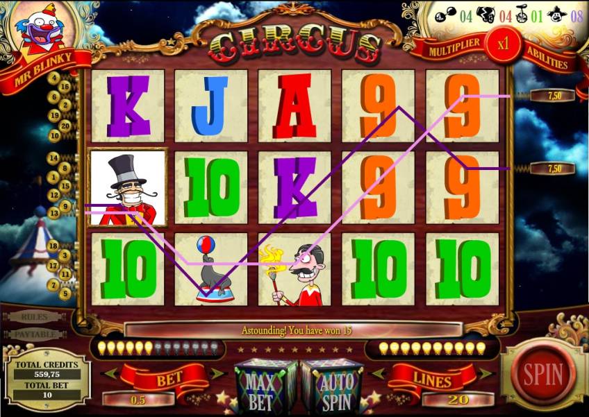 Circus slot
