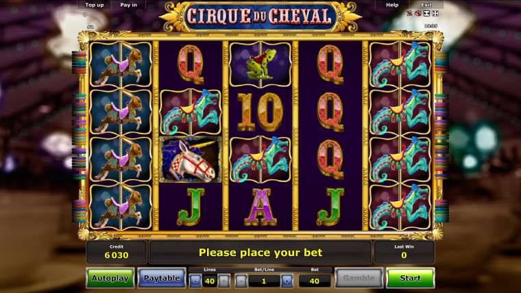 Play Cirque du Cheval slot CA