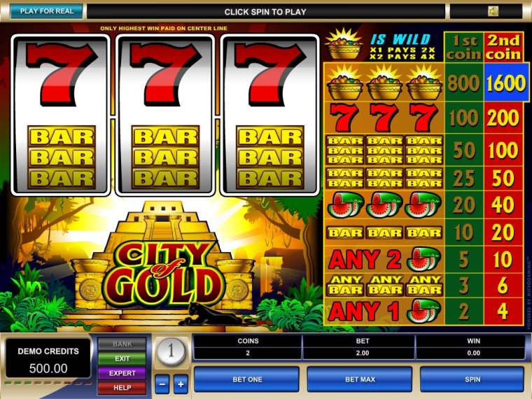 Play City of Gold slot CA