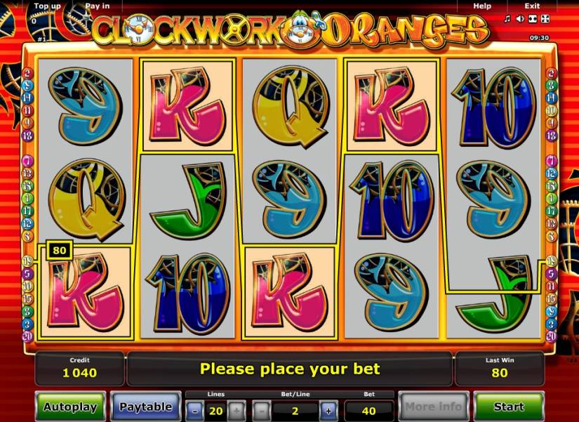 Clockwork Oranges slot