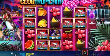 Club Tropicana — Happy Hour: Free spins