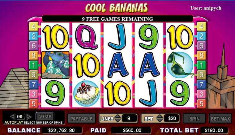 Play Cool Bananas slot CA