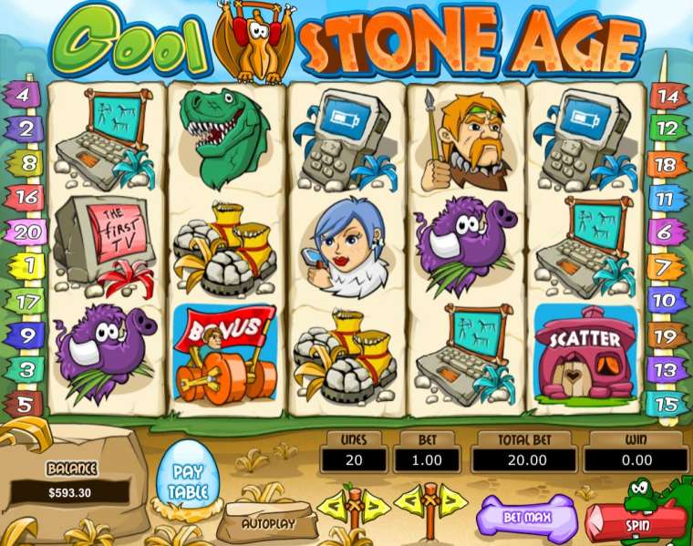 Play Cool Stone Age slot CA