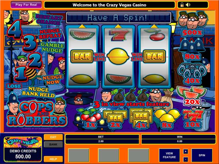 Play Cops And Robbers slot CA
