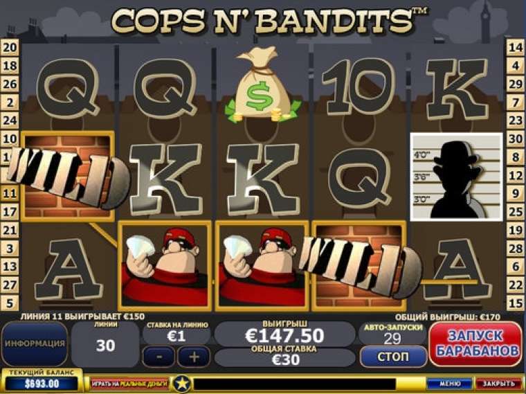 Play Cops N’ Bandits slot CA