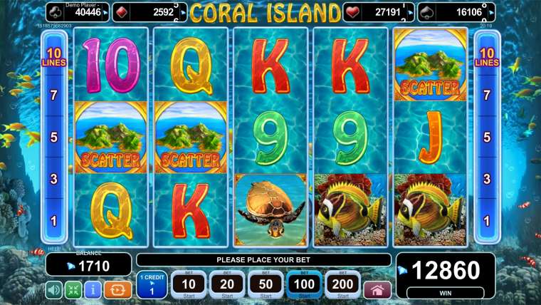 Play Coral Island slot CA