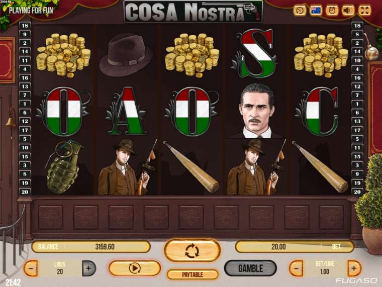 Play Cosa Nostra slot CA