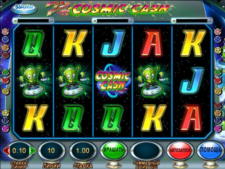 Play Cosmic Cash  slot CA