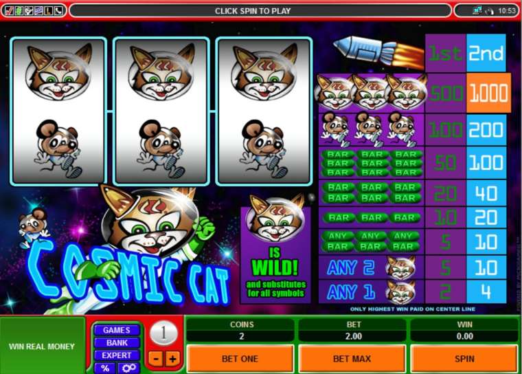 Play Cosmic Cat slot CA