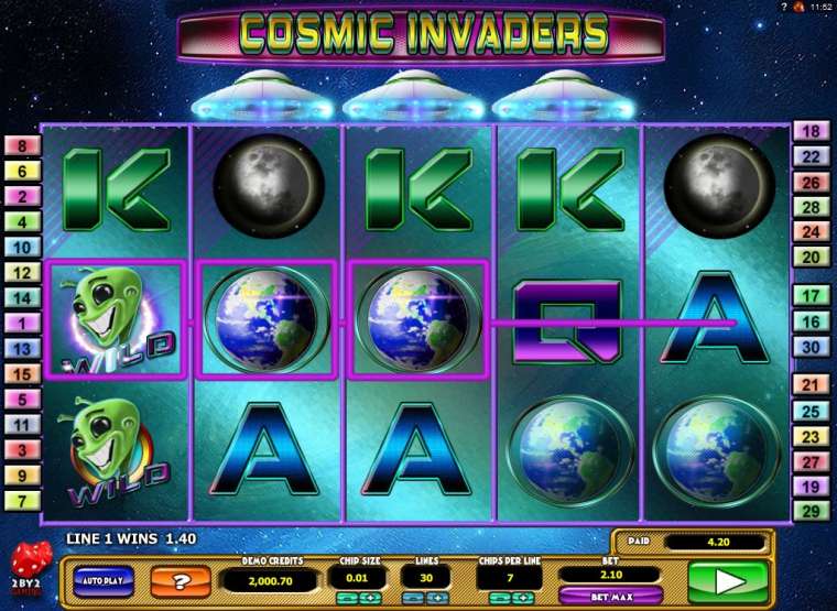 Play Cosmic Invaders slot CA