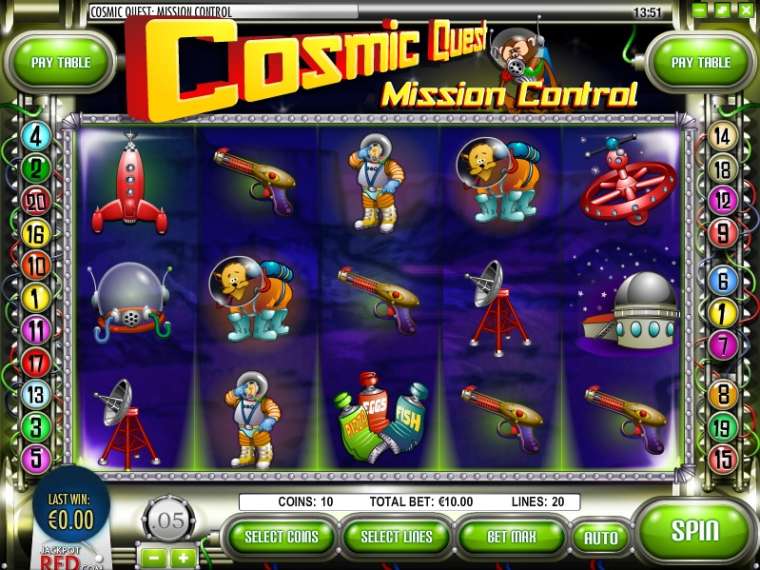 Play Cosmic Quest: Mission Control slot CA