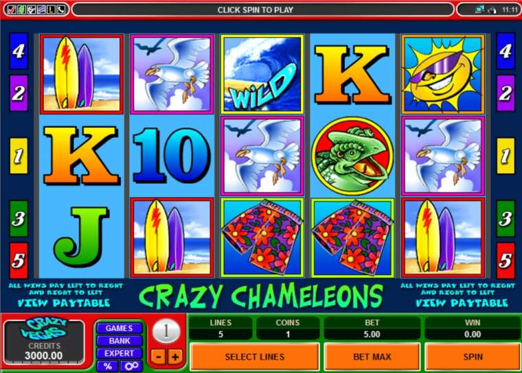 Play Crazy Chameleons slot CA