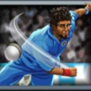 Cricket Star: The player in the blue uniform