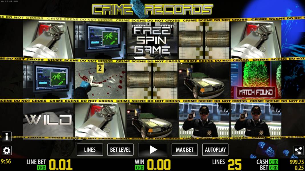 Crime Records slot