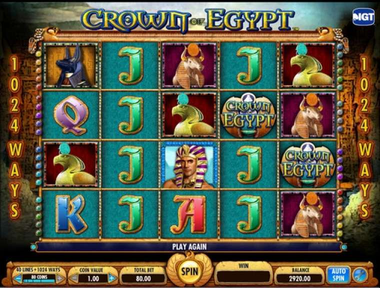 Play Crown of Egypt slot CA