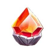 Crystal Clusters: Red gemstone