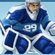 Blue hockey player symbol in Hockey Attack slot
