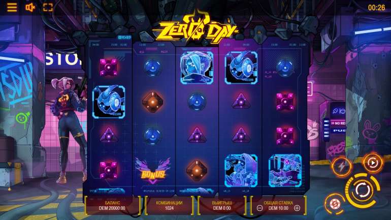 Slot's design in Zero Day Zero Day