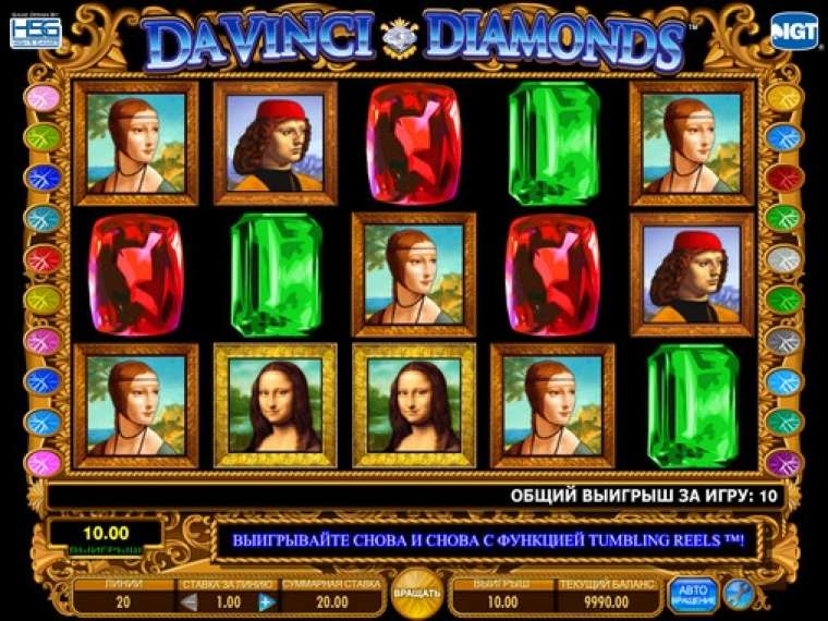 Play Da Vinci Diamonds slot CA
