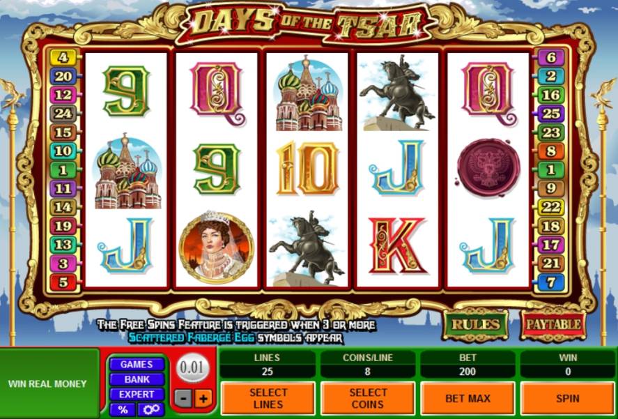 Days Of The Tsar slot