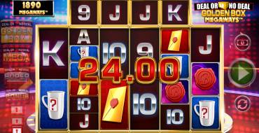 Deal or No Deal: Golden Box Megaways: Winnings