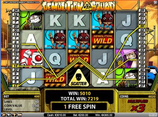 Demolition Squad slot