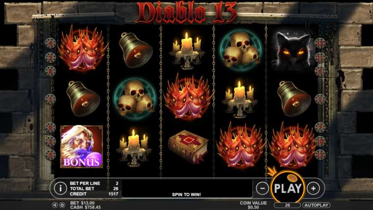 Play Diablo 13 slot CA