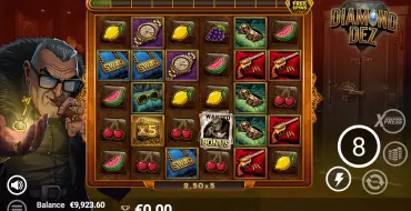 Diamond Dez: Free spins