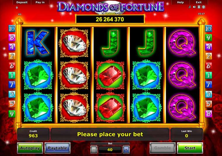 Play Diamonds of Fortune slot CA