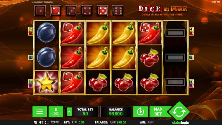 Play Dice on Fire slot CA