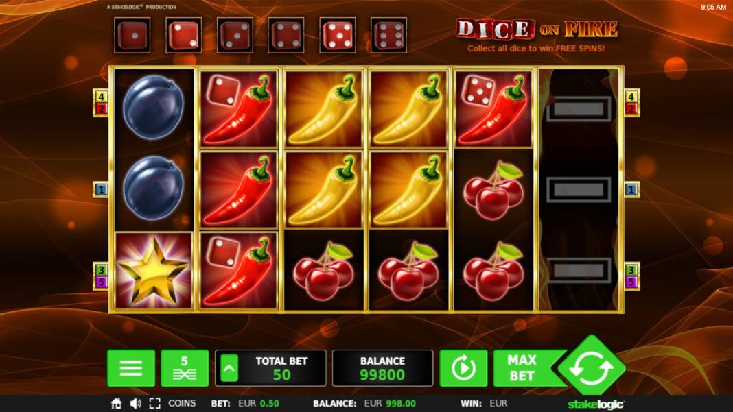 Dice on Fire slot
