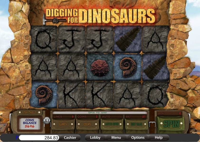 Digging for Dinosaurs slot