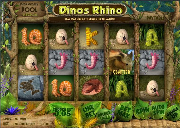 Play Dinos Rhino slot CA