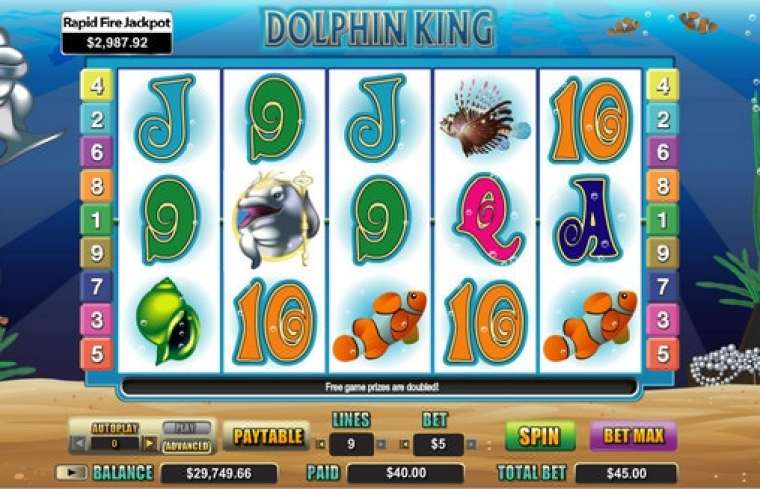 Play Dolphin King slot CA