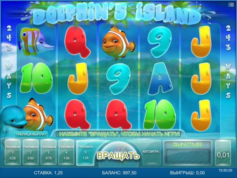 Play Dolphin’s Island slot CA