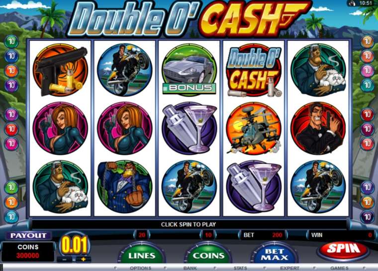 Play Double 0' Cash slot CA
