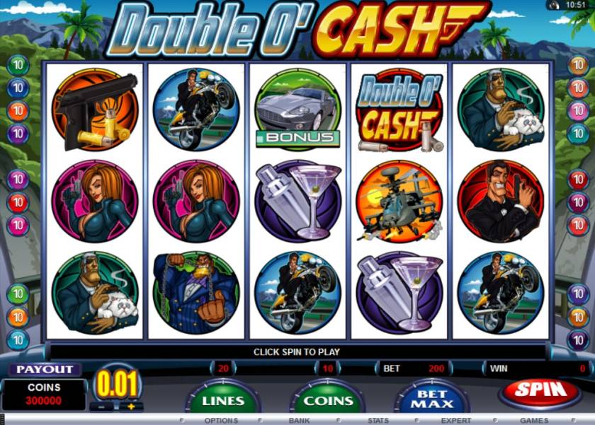 Double 0' Cash slot