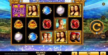 Double Da Vinci Diamonds: Slot machine