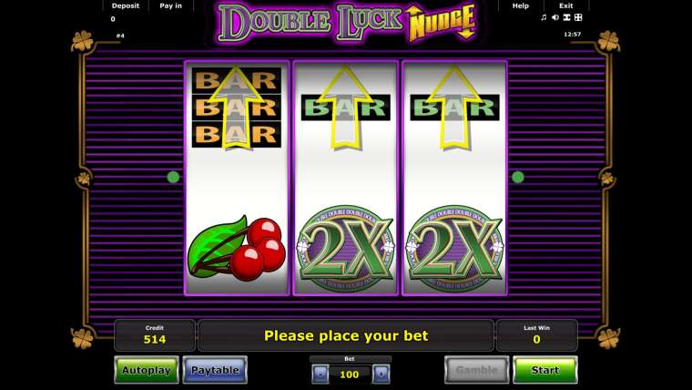 Play Double Luck Nudge slot CA