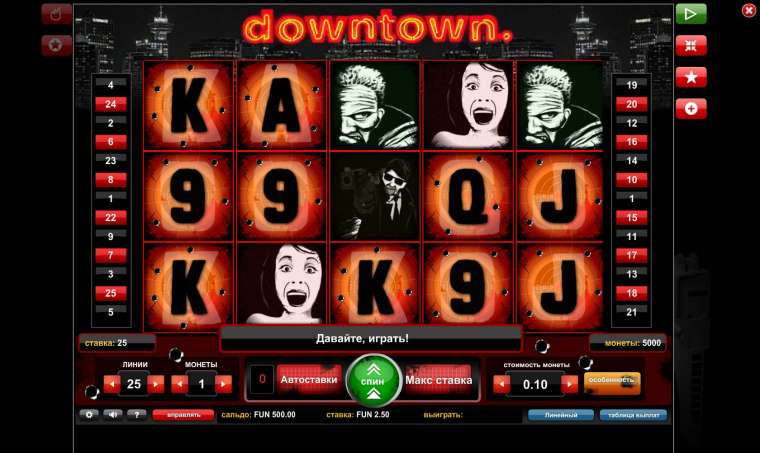 Play Downtown slot CA