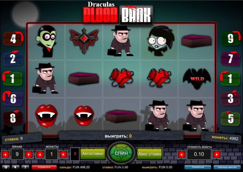 Dracula’s Blood Bank slot