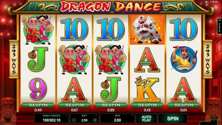 Play Dragon Dance slot CA