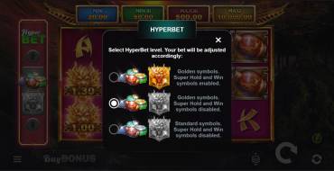 Dragons Glow Hold and Win: Unique features
