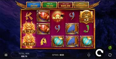 Dragons Glow Hold and Win: Free spins