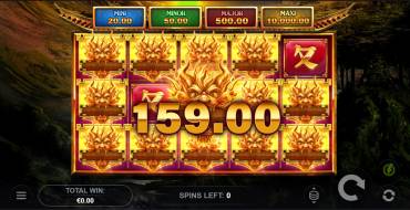 Dragons Glow Hold and Win: Winnings