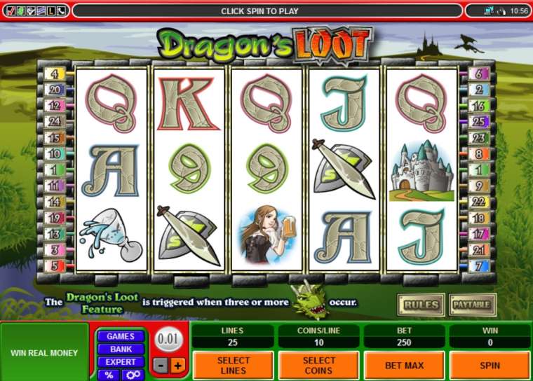 Play Dragon’s Loot slot CA