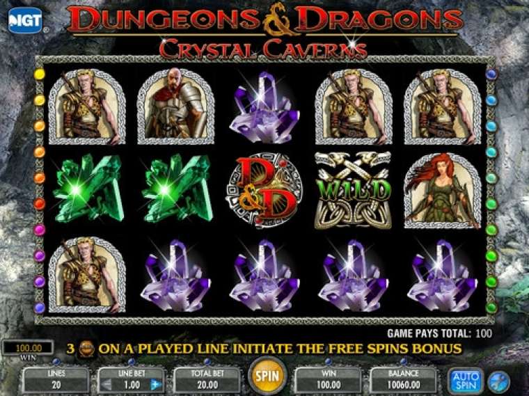 Play Dungeons & Dragons – Crystal Caverns slot CA