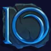 10 symbol in Merlin and the Ice Queen Morgana slot