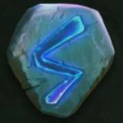 Blue stone symbol in The Trolls' Treasure slot