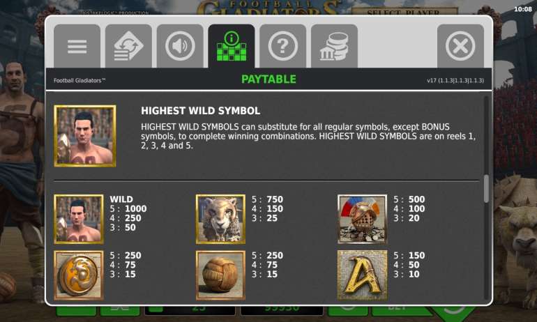 Football Gladiators Slot